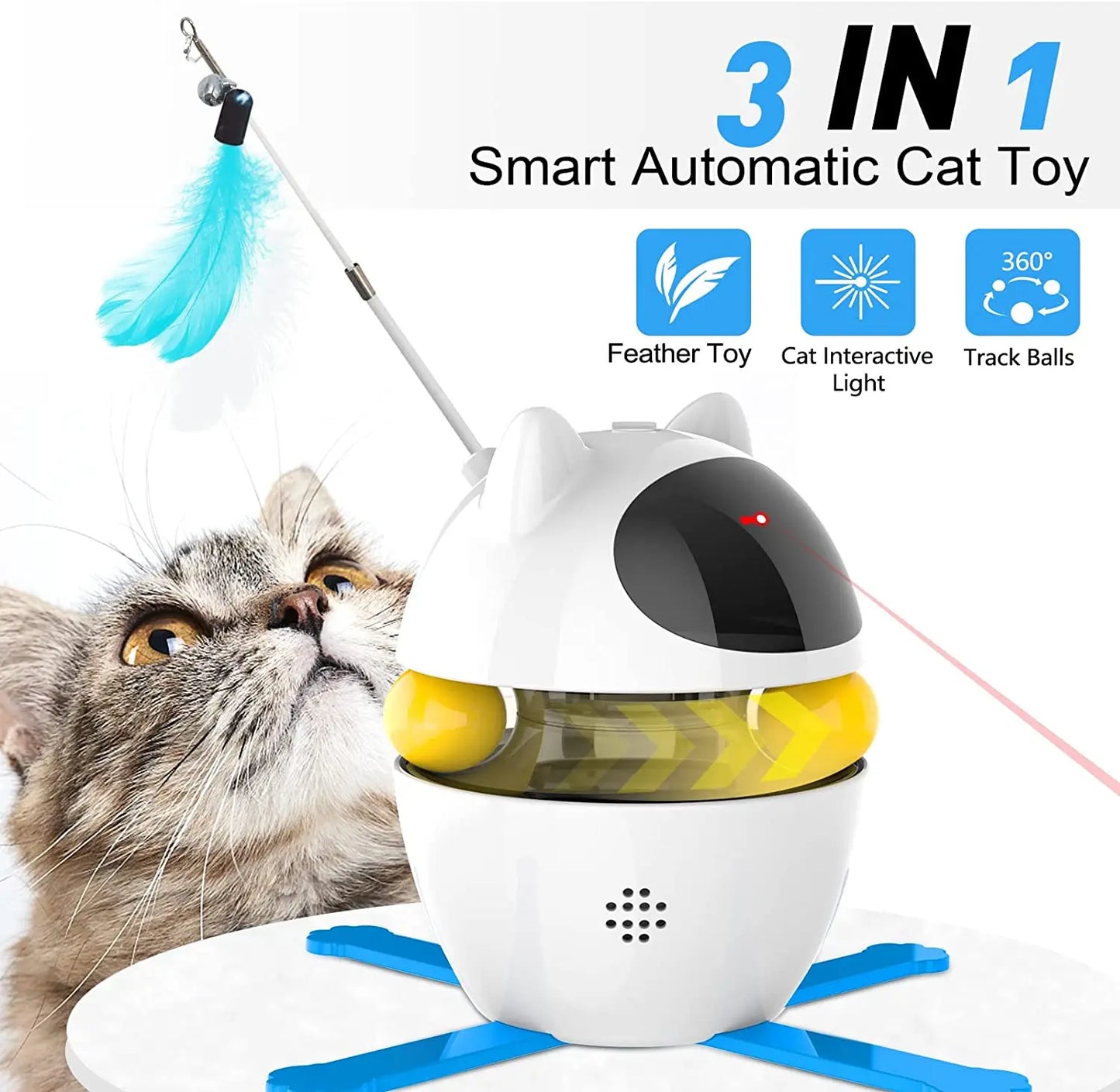 Feather Automatic Chasing Practice Laser