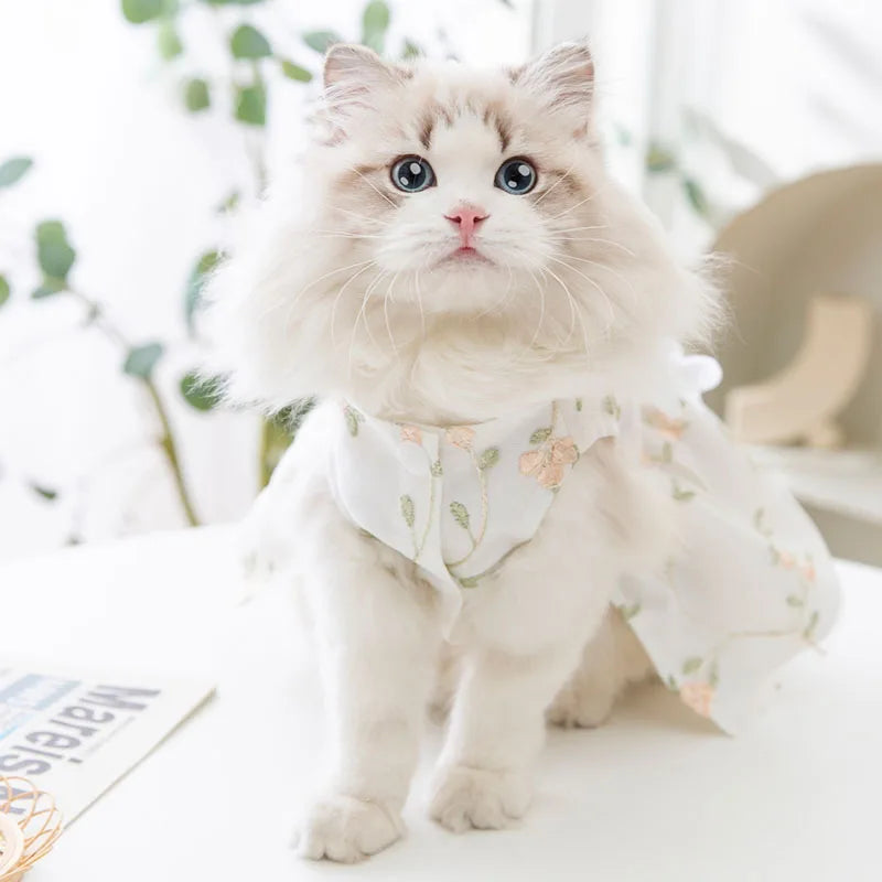Pet Floral Dress Princess Style