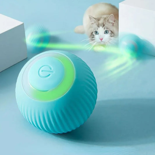 Pet Automatic Rolling Cat Toy Training