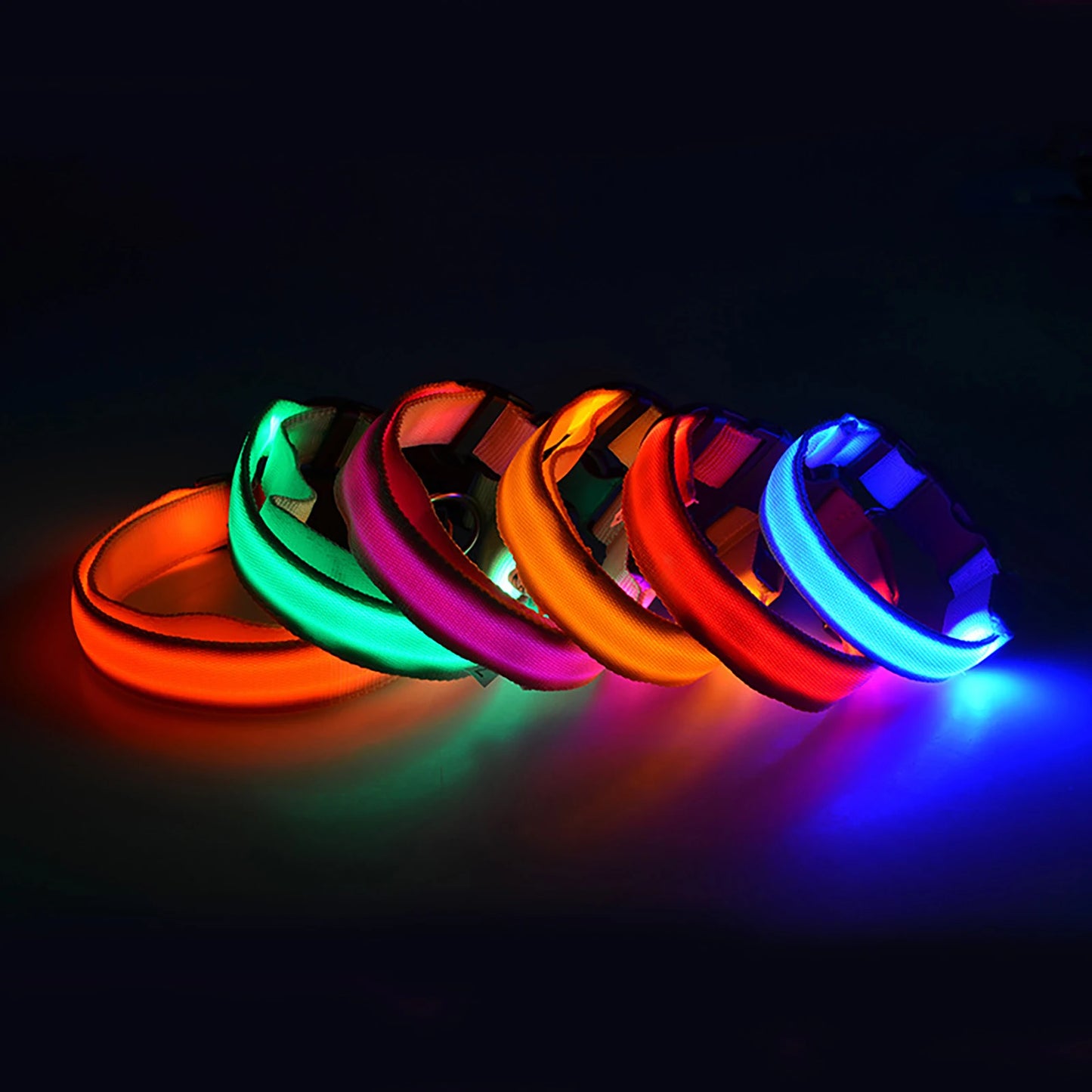 Collar Night Safety LED Light Emitting In The Dark